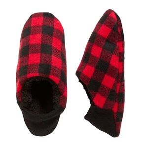 Buffalo plaid slipper socks